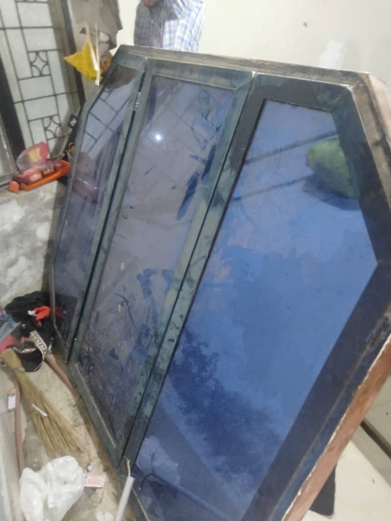 Iron Double Side Safety Window With Glasss No Need Aluminium 2