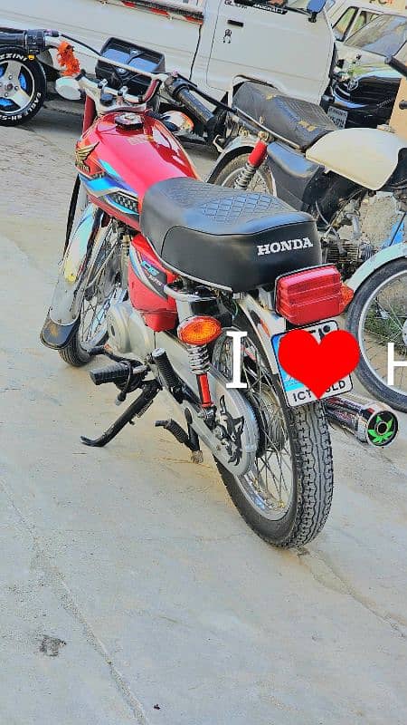 CG Honda 125 All Docomants Clear Complete Bike 2