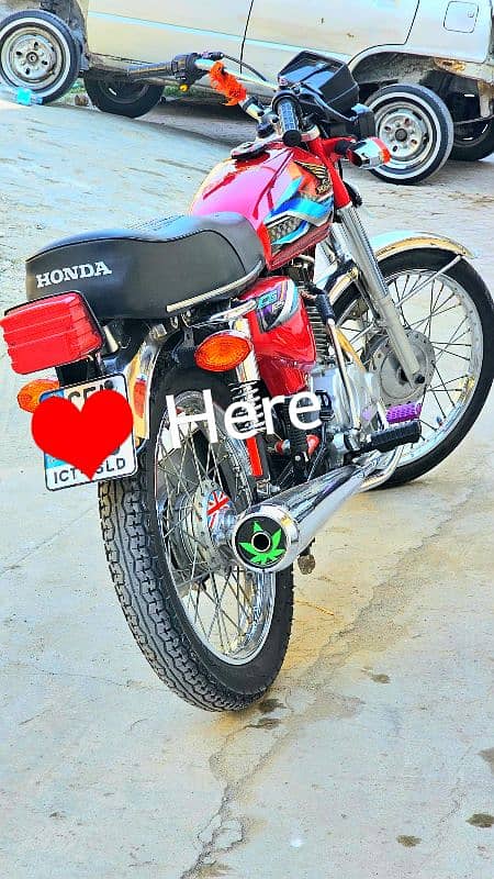 CG Honda 125 All Docomants Clear Complete Bike 5