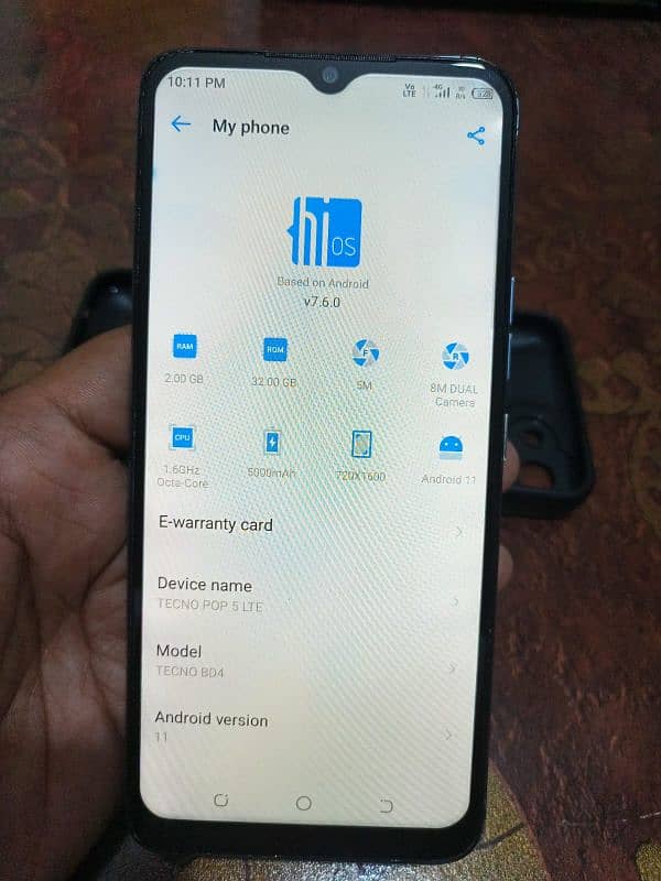Tecno pop 5 LTE 2/32 official approved 03151006832 0