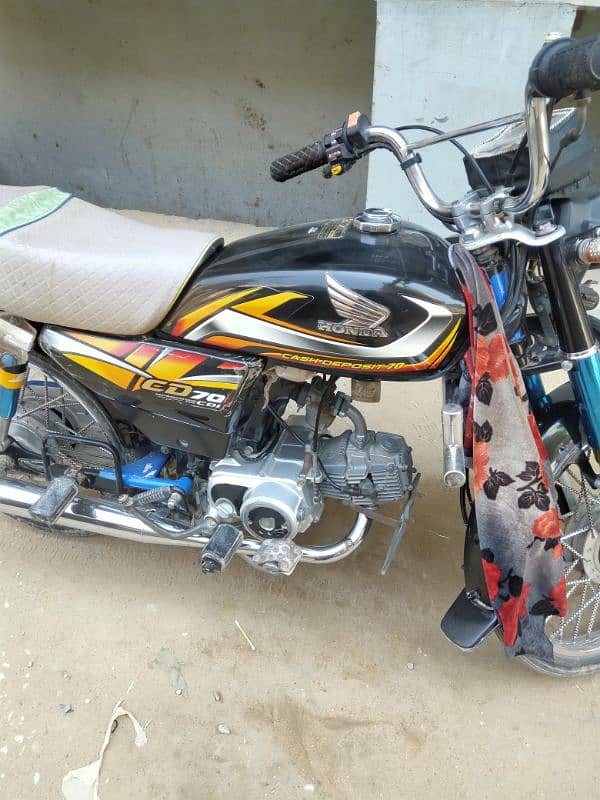 honda 2022 modal bike in good condition 1