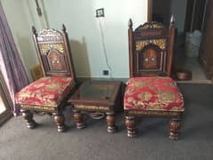 Coffee chairs with table