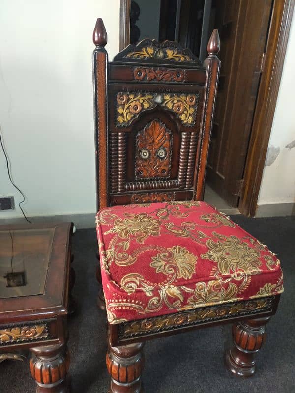 Coffee chairs with table 1