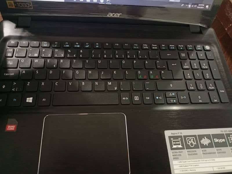 Acer Aspire F 15 core 7th Generation 0