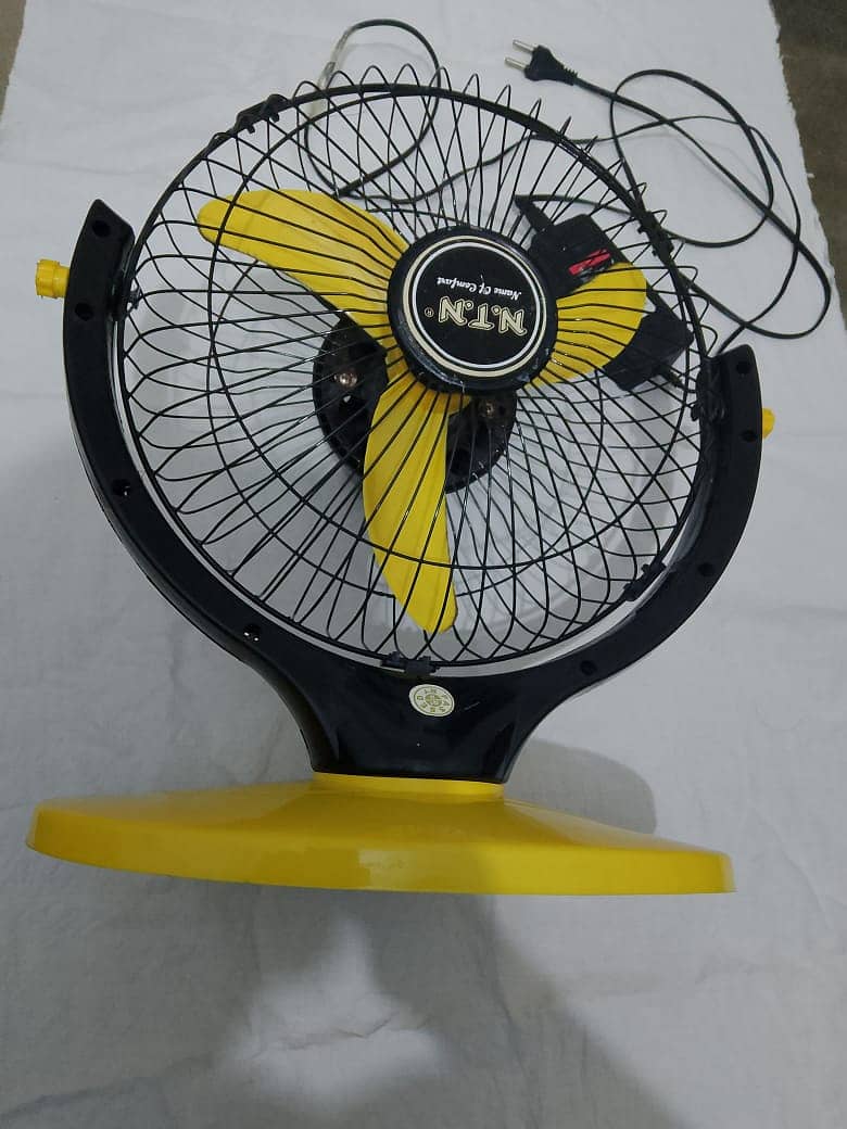 NTN Table Fan 12 Volt solar DC Fan With Supply 0300-9426428 1