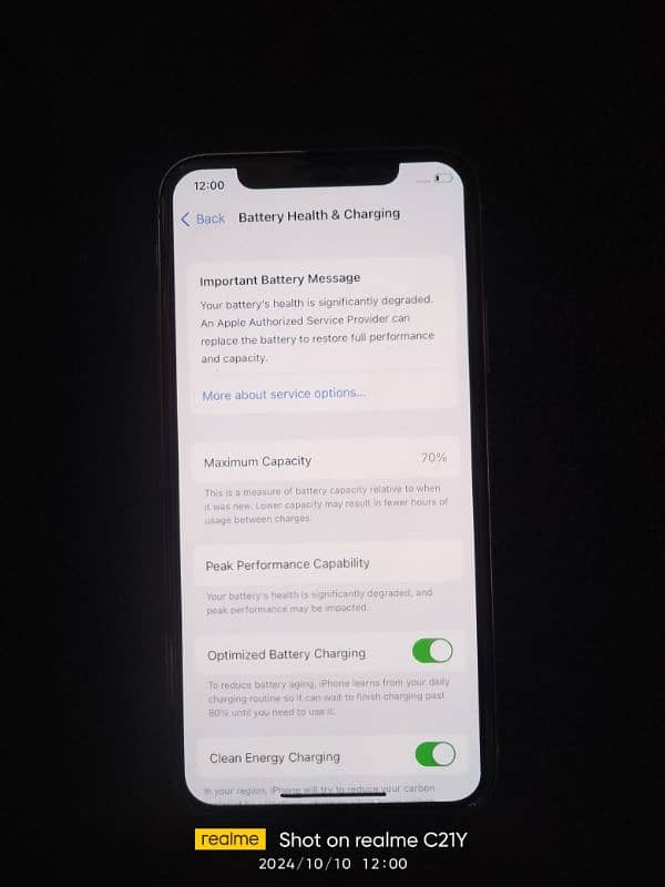 iPhone x factory unlock 64 GB 4