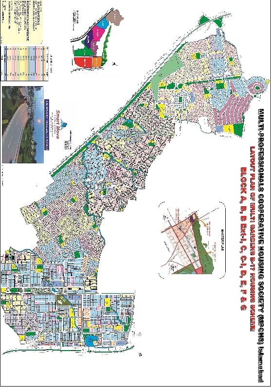 1 Kanal Corner Residential Plot Available For Sale In Multi Gardens B-17 In F Block Islamabad. 2