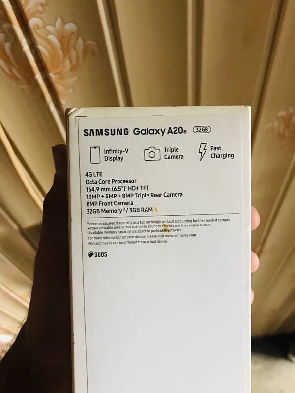 Samsung galaxy A20s 8