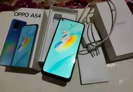 Oppo A54 4/128 with original box charger