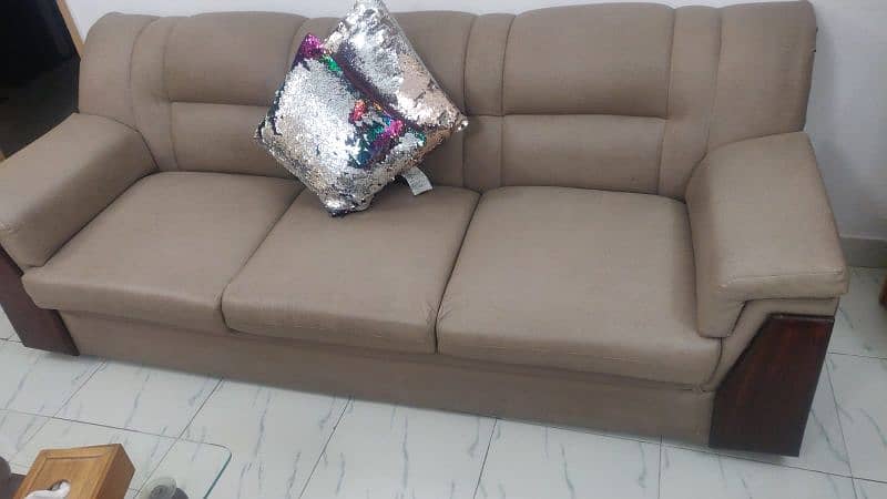 5 SEATER LEATHER sofa set 5