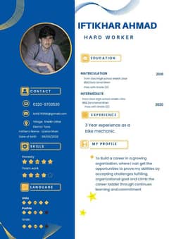 Resume/ Curriculum Vitae Maker. .