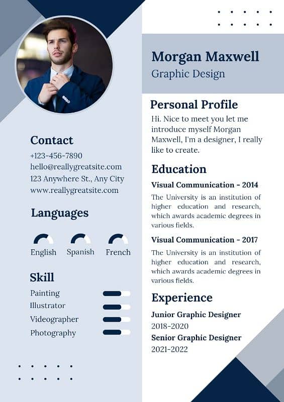 Resume/ Curriculum Vitae Maker. . 3