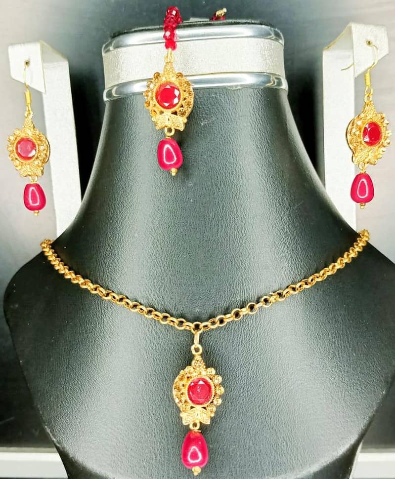 Necklace Set With Bindiya 5