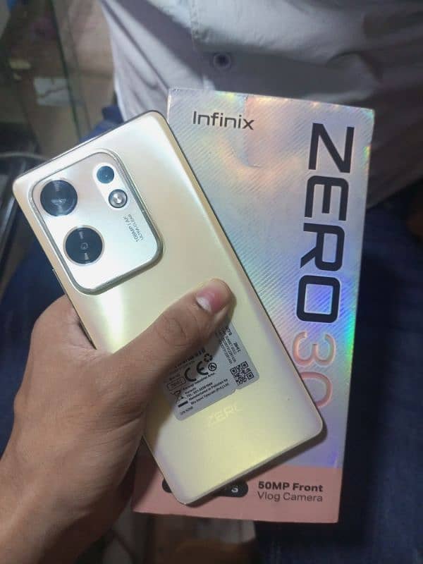 Infinix Zero 30 New condition 8GB 256GB seald complete 5 Months warnty 1