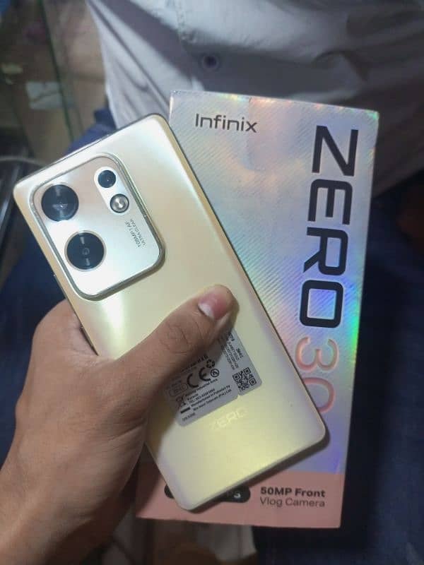 Infinix Zero 30 New condition 8GB 256GB seald complete 5 Months warnty 2