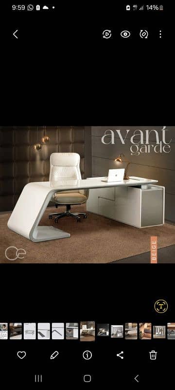 Office Table and  Revolving Chairs & visiter chairs available 6