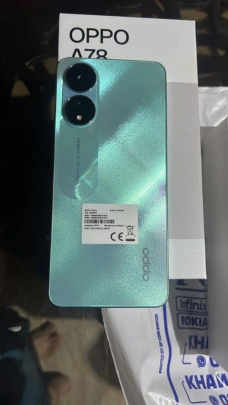 Oppo A78. . . just open 2