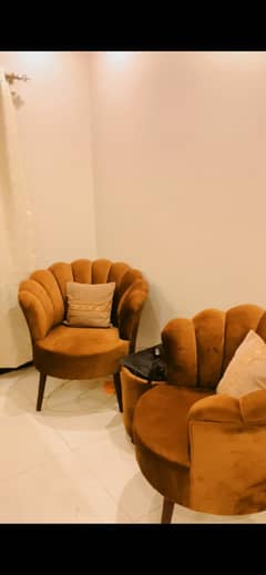 Coffee Chair Set For Sale (brown color)