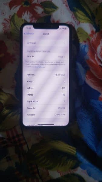 I phone X Pta approved 256gb factory unlocked 7