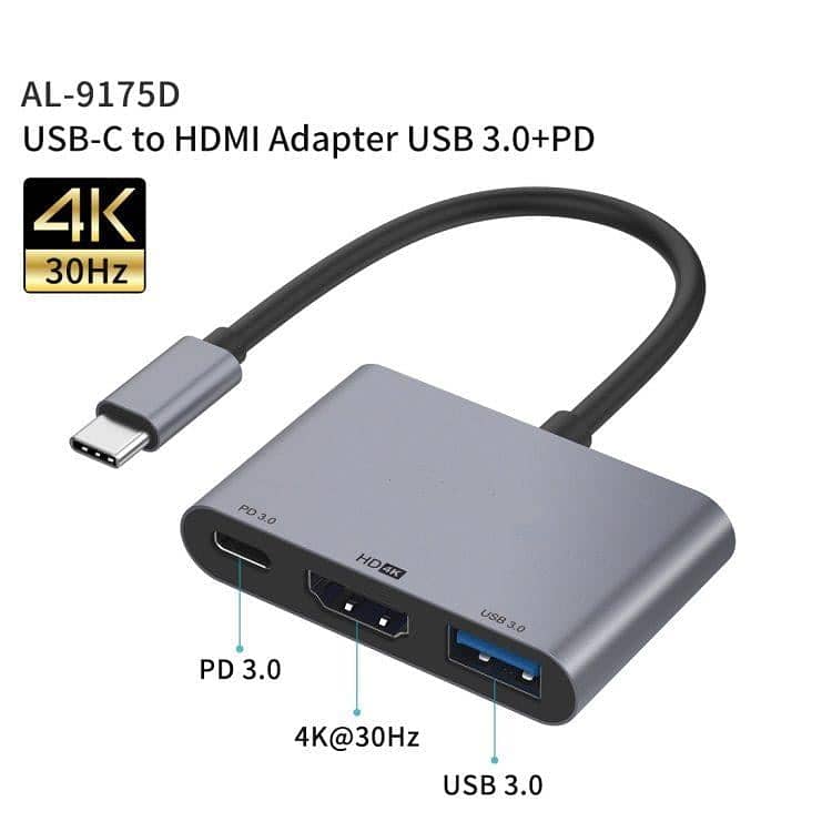 Onten 9175A TYPE C TO HDMI Adapter USB PD 0