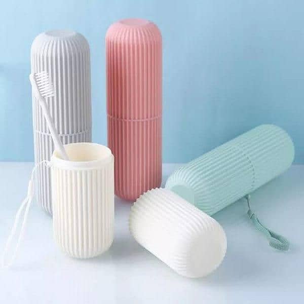 Traveling toothbrush holder 6