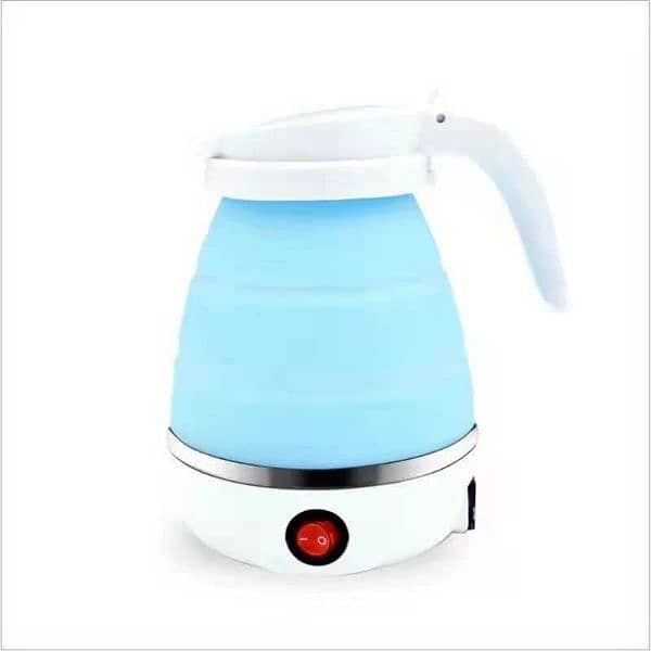 0.6L Mini Folding Kettle Portable Water Heater 600W Silicone C 3