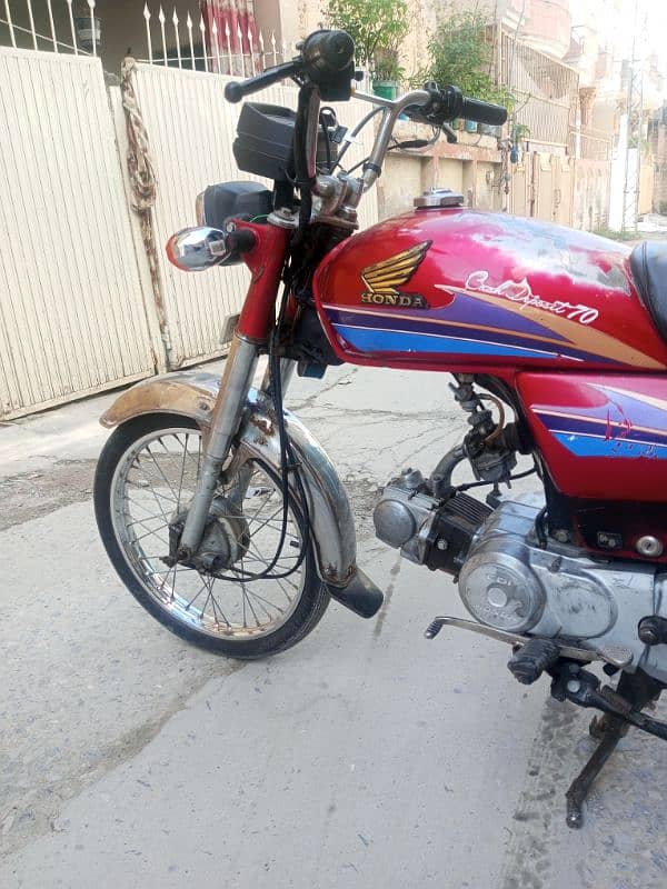 honda cd 70 available lush condition urgent sale 2