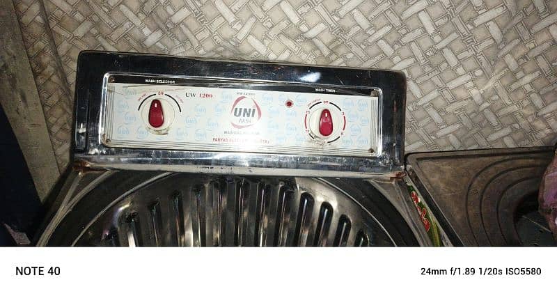 Uni wash washing Machine only steel body ha with capper motor 1