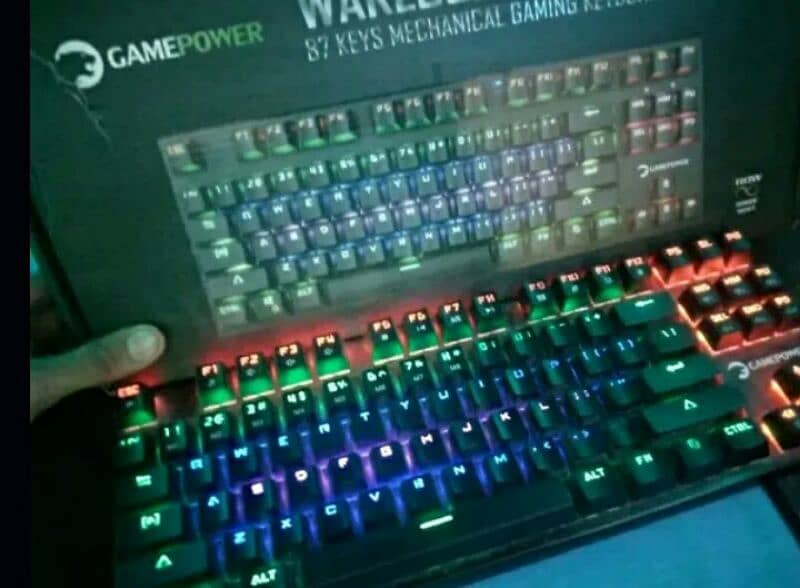 Mechanical gaming rgb keyboard 0