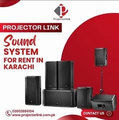 sound system rental services in karachi