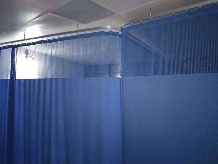 Hospital curtain- curtain Railing available - curtain with railing 3