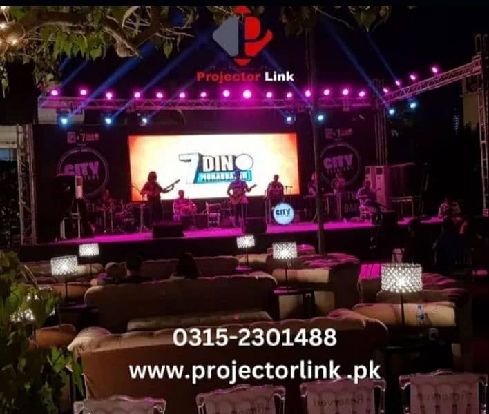 Audio visual equipment rental , smd sound system projectoru 6