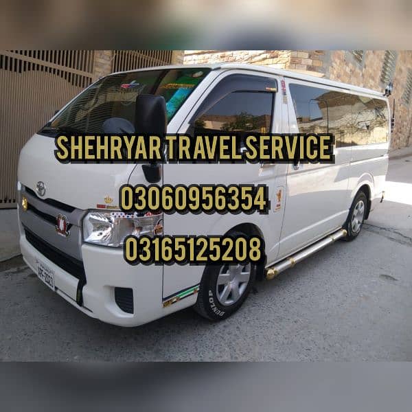 Hiace available for rent. Grand cabin on rent. Coaster on rent. Car rent 5