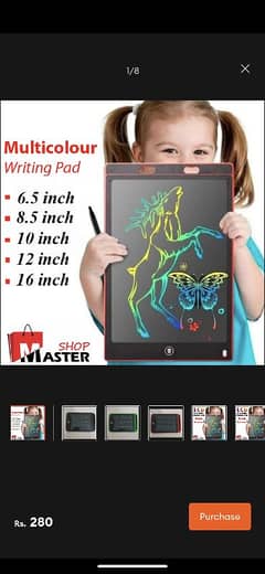 Writing Tablet for kids 12 inch (delivery in 2 hours)