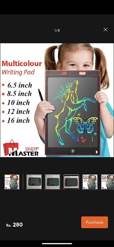 Writing Tablet for kids 12 inch (delivery in 2 hours) 0