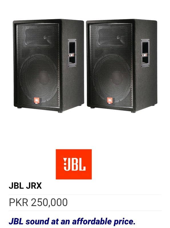 DJ Professional Speakers (JBL) 4