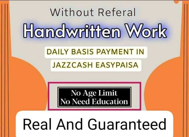 روزانہ کام روزانہ کیش Handwritten Assignment Work 0