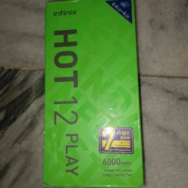 Infinix hot 12 play gaming phone urgent sale 3