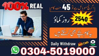 Part time/full time/Online/Assignments/Typing/Data entry/Student Shah