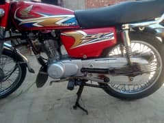 honda 125 red colour