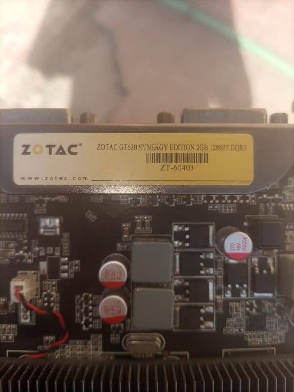 Graphic card, Zotac 630-2GB-DDR3-128bit 2