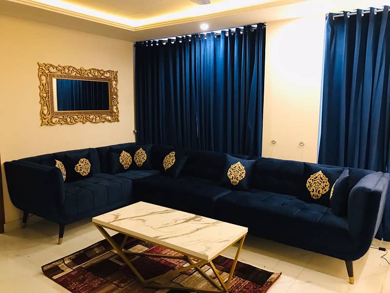 A Beautiful 1 Bed Room Luxury Apartments For Rent On Daily & Monthly Bases Bahria Town Lahore(1&2 Bed Room) 2