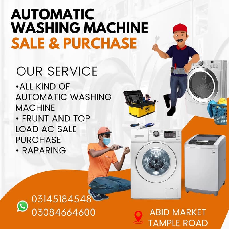 Hr qism ki Automatic washing machine repairing kay leaye contact kran 0