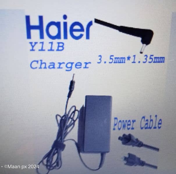 Haier laptop y 11 B & C charger 0