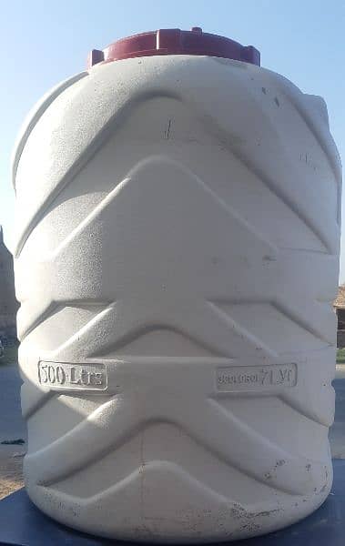 White Water Tank, 500 Litre Tanki, 7layer, Pani wala Tub Drum ...