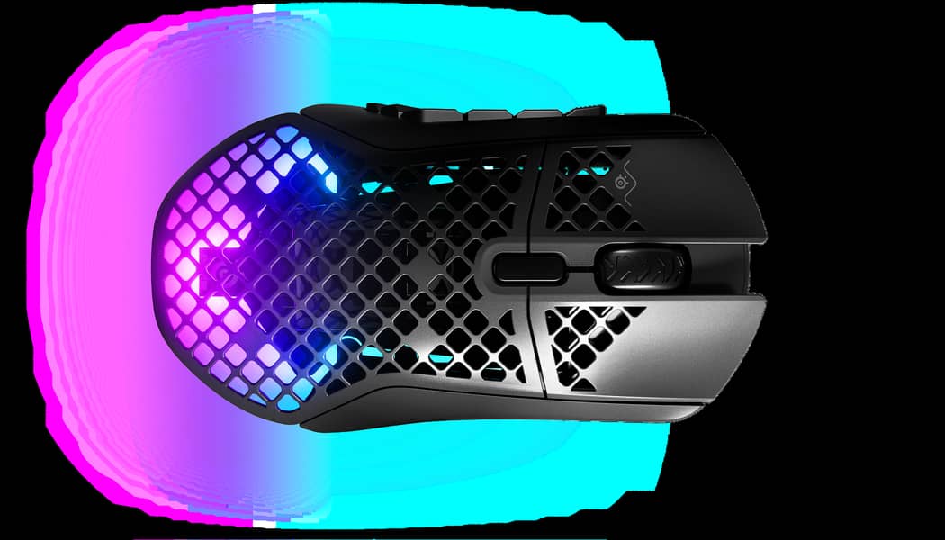 SteelSeries Aerox 9 Wireless Ultra Lightweight MMO / MOBA Gaming Mouse 1