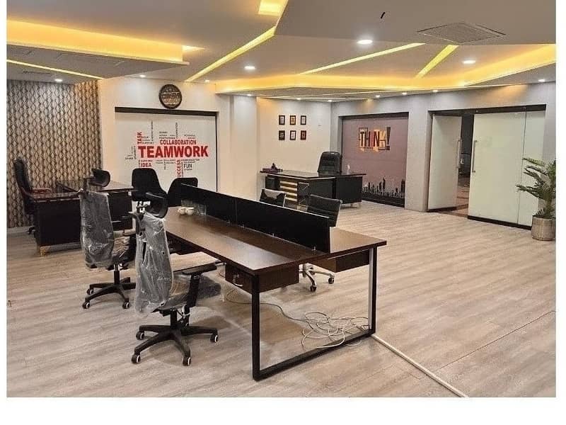 Area 1200 square Feet Brand New Corporation Office For Rent At Gulberg 3 Lahore 4