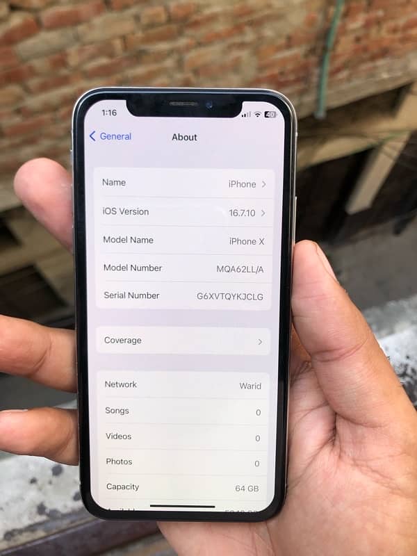 iphone x 64gb pta approved 1