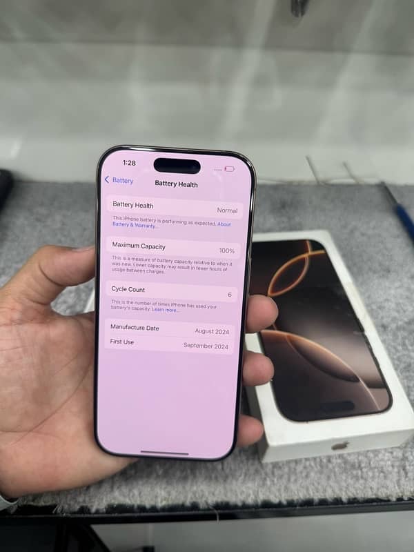 Iphone 16 Pro  Dersert Titanium 256 GB Non pta 0