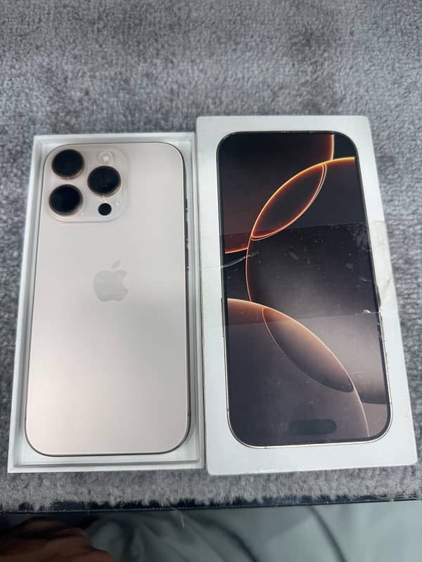 Iphone 16 Pro  Dersert Titanium 256 GB Non pta 1